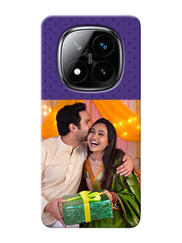 Custom Redmi Note 14 Pro Plus 5G mobile phone cases: Violet Pattern Design