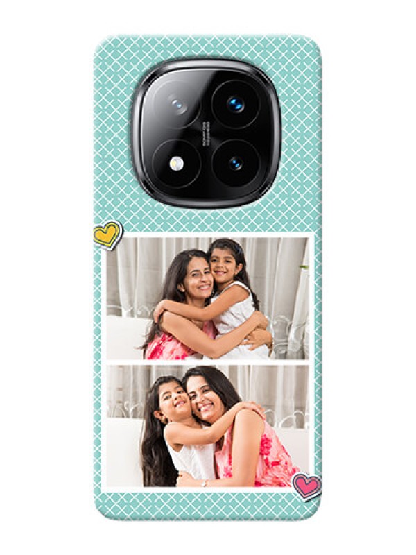 Custom Redmi Note 14 Pro Plus 5G Custom Phone Cases: 2 Image Holder with Pattern Design