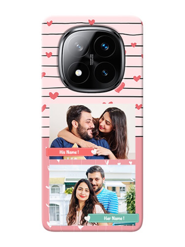 Custom Redmi Note 14 Pro Plus 5G custom mobile covers: Photo with Heart Design