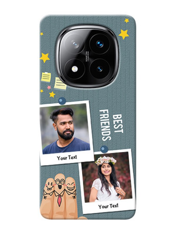 Custom Redmi Note 14 Pro Plus 5G Mobile Cases: Sticky Frames and Friendship Design