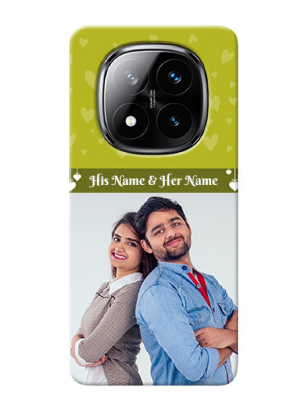 Custom Redmi Note 14 Pro Plus 5G custom mobile covers: You And Me Heart Design