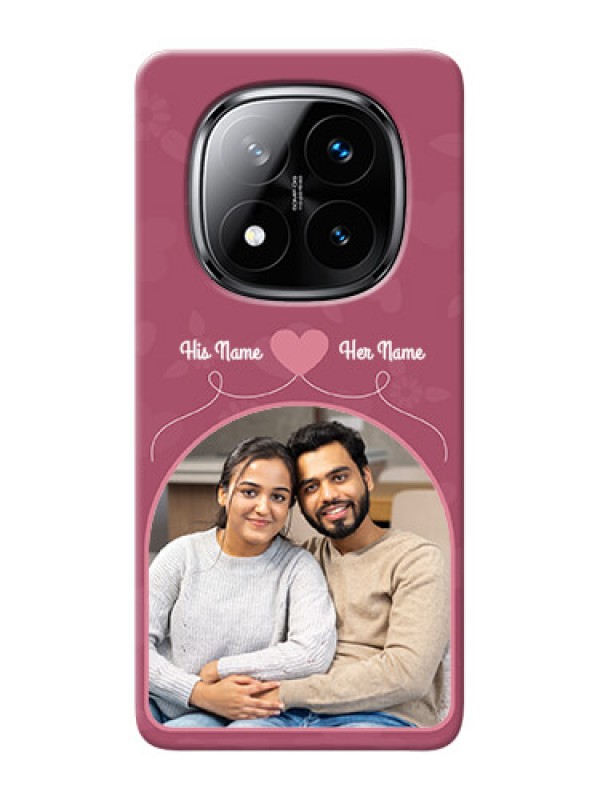 Custom Redmi Note 14 Pro Plus 5G mobile phone covers: Love Floral Design