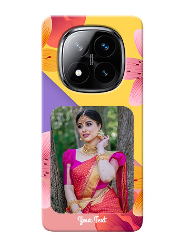 Custom Redmi Note 14 Pro Plus 5G Mobile Covers: 3 Image With Vintage Floral Design