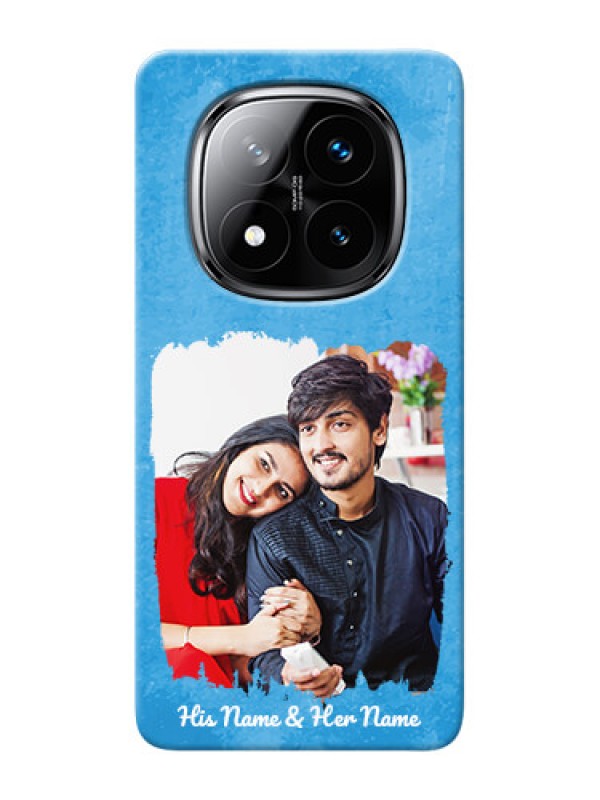 Custom Redmi Note 14 Pro Plus 5G custom mobile cases: Blue Color Vintage Design