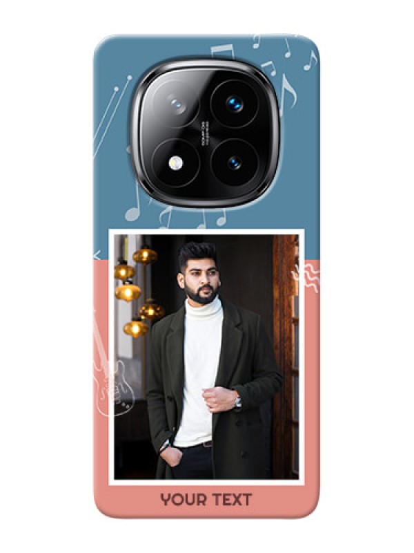 Custom Redmi Note 14 Pro Plus 5G Phone Back Covers with Color Musical Note Design