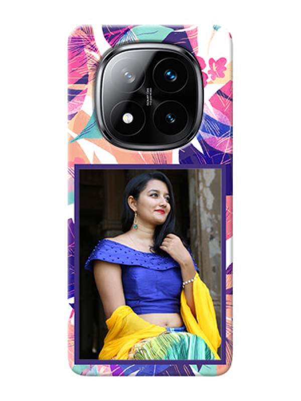 Custom Redmi Note 14 Pro Plus 5G Personalised Phone Cases: Abstract Floral Design