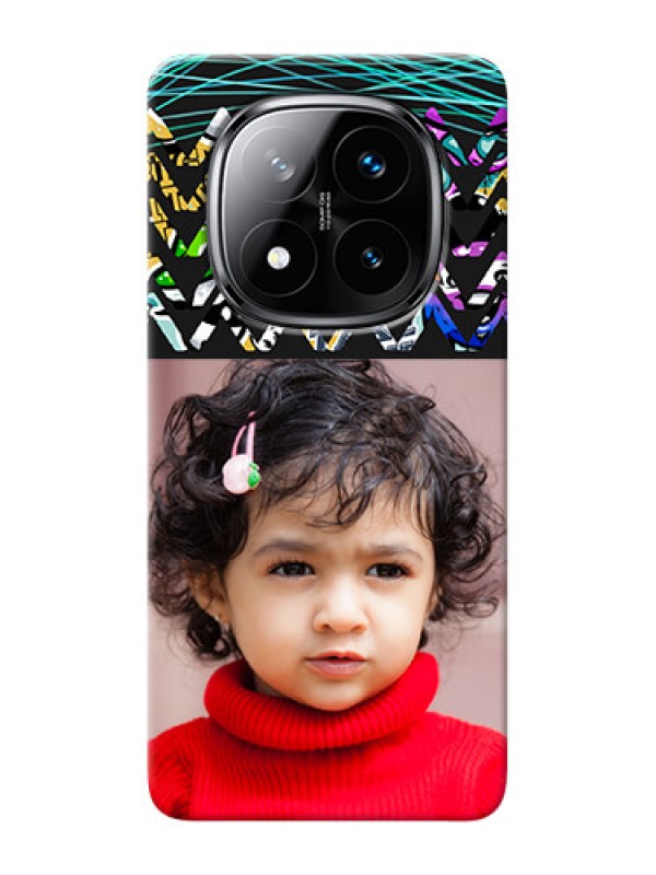 Custom Redmi Note 14 Pro Plus 5G personalized phone covers: Neon Abstract Design