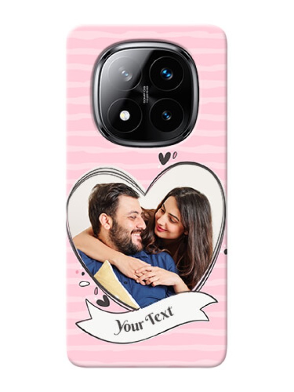 Custom Redmi Note 14 Pro Plus 5G custom mobile phone covers: Vintage Heart Design