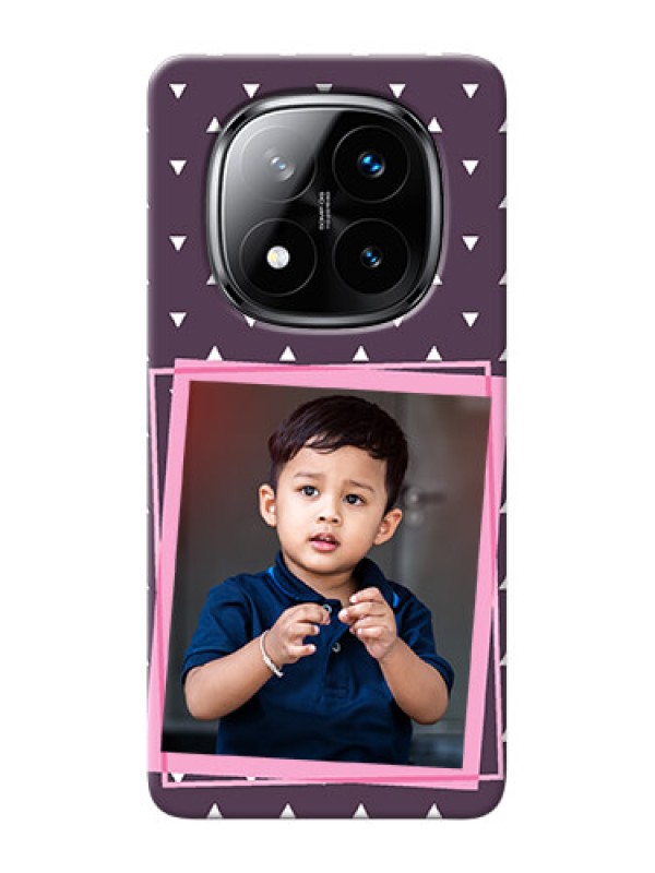 Custom Redmi Note 14 Pro Plus 5G Phone Cases: Triangle Pattern Dotted Design