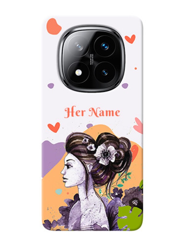 Custom Redmi Note 14 Pro Plus 5G Personalized Phone Case with Woman And Nature Design