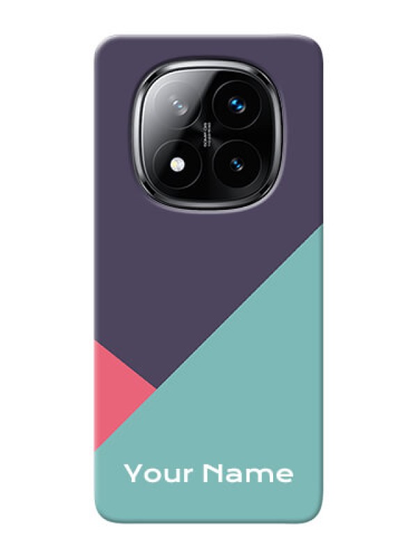 Custom Redmi Note 14 Pro Plus 5G Custom Mobile Case with Tri Color abstract Design