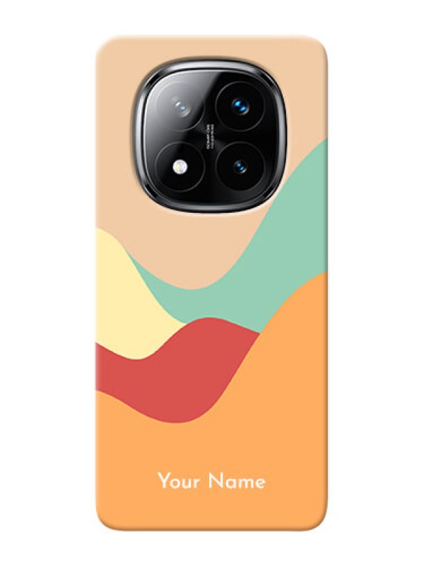 Custom Redmi Note 14 Pro Plus 5G Personalized Phone Case with Ocean Waves Multicolour Design