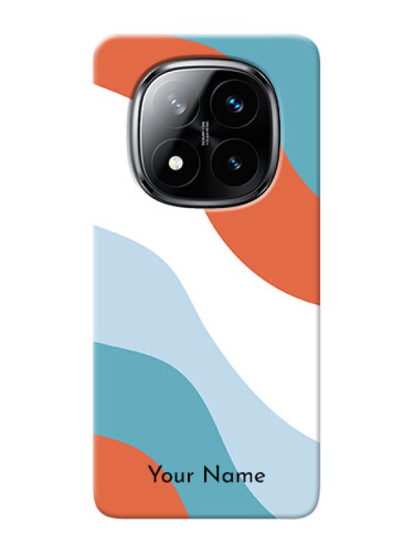 Custom Redmi Note 14 Pro Plus 5G Custom Mobile Case with coloured Waves Design