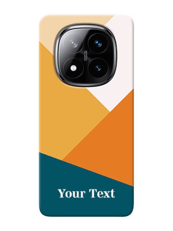 Custom Redmi Note 14 Pro Plus 5G Personalized Phone Case with Stacked Multicolour Design