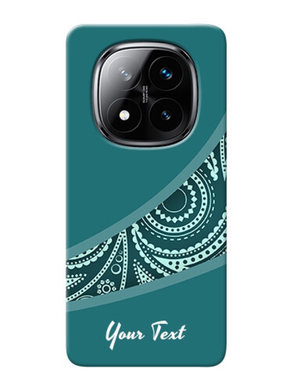 Custom Redmi Note 14 Pro Plus 5G Photo Printing on Case with semi visible floral Design