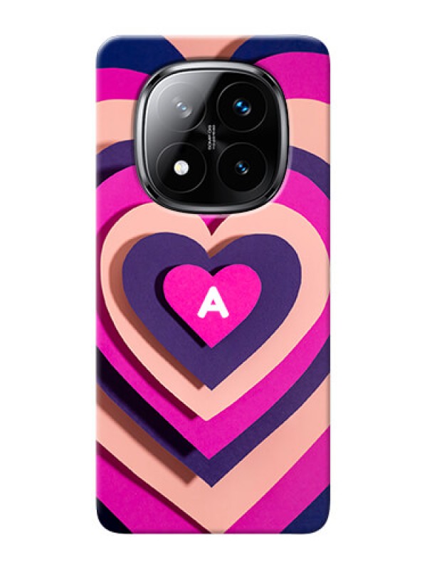 Custom Redmi Note 14 Pro Plus 5G Custom Mobile Case with Cute Heart Pattern Design