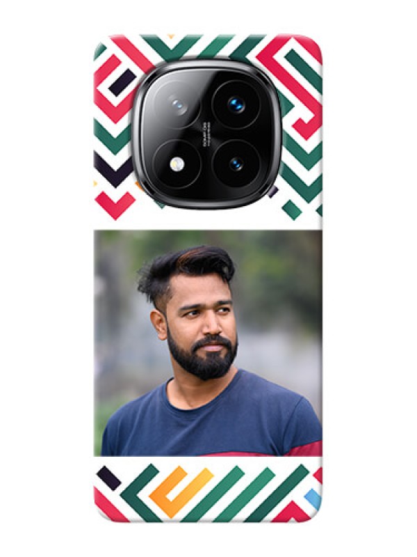 Custom Redmi Note 14 Pro Plus 5G Personalized Phone Case with Colorful Maze Pattern Design