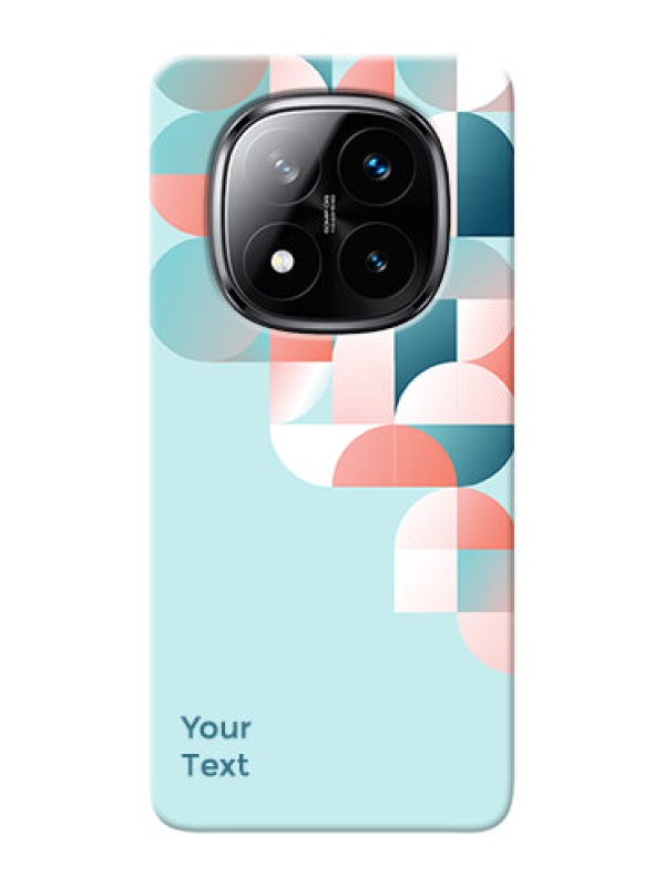 Custom Redmi Note 14 Pro Plus 5G Custom Phone Case with Stylish Semicircle Pattern Design