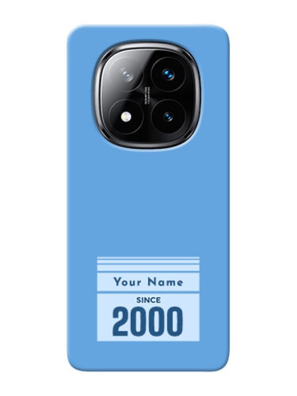 Custom Redmi Note 14 Pro Plus 5G Custom Mobile Case with Custom Year of birth Design