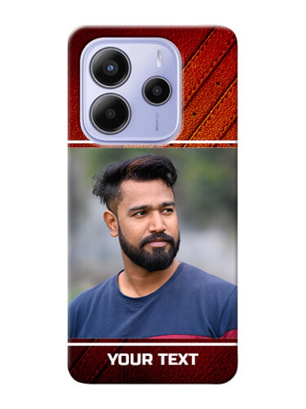 Custom Xiaomi Redmi Note 14 se Custom Hard Phone Case - Leather Phone Case Design