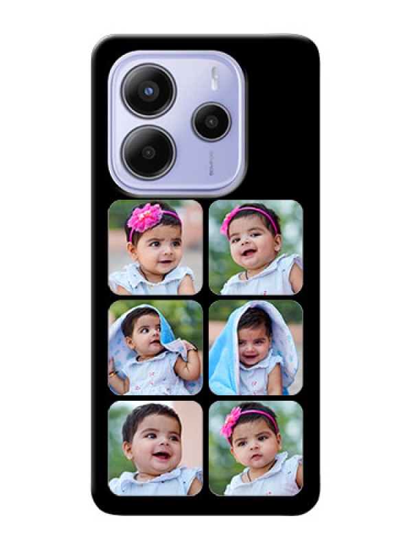 Custom Xiaomi Redmi Note 14 se Custom Hard Phone Case - Multiple Pictures Design