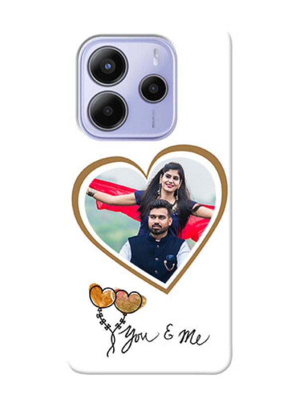 Custom Xiaomi Redmi Note 14 se Custom Hard Phone Case - You & Me Design
