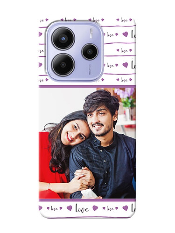 Custom Xiaomi Redmi Note 14 se Custom Hard Phone Case - Couples Heart Design