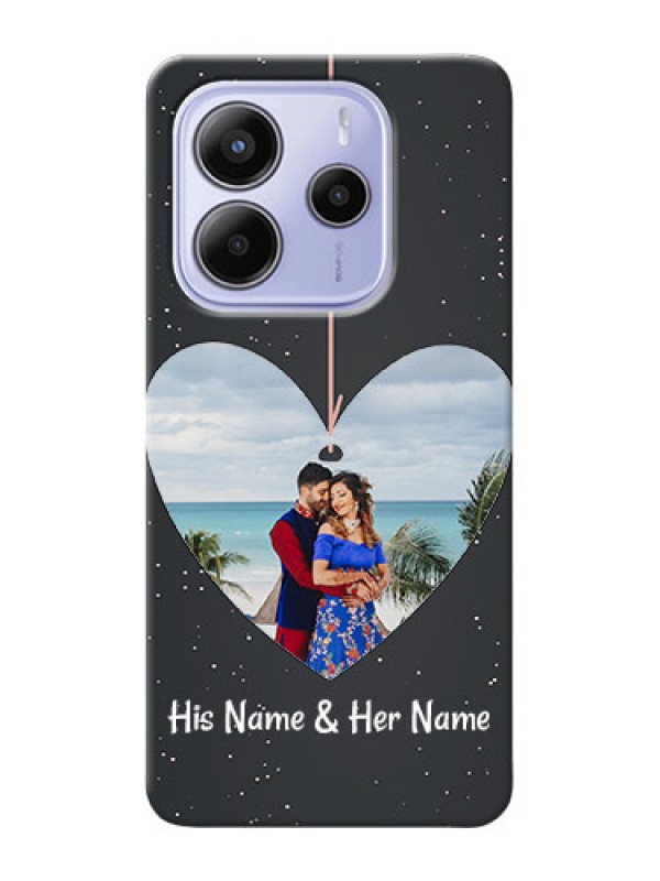 Custom Xiaomi Redmi Note 14 se Custom Hard Phone Case - Hanging Heart Design