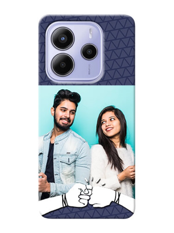 Custom Xiaomi Redmi Note 14 se Custom Hard Phone Case - With Best Friends Design