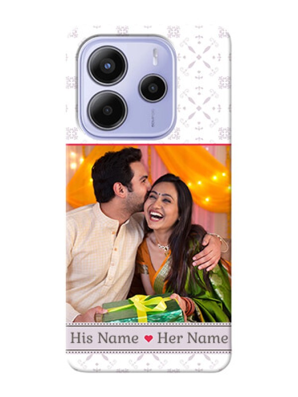 Custom Xiaomi Redmi Note 14 se Custom Hard Phone Case - With Photo And Ethnic Design