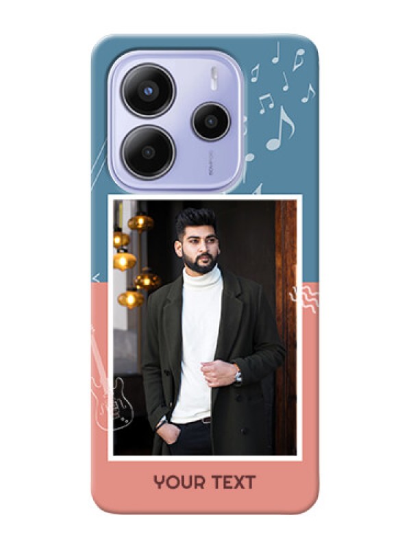 Custom Xiaomi Redmi Note 14 se Custom Hard Phone Case - With Color Musical Note Design