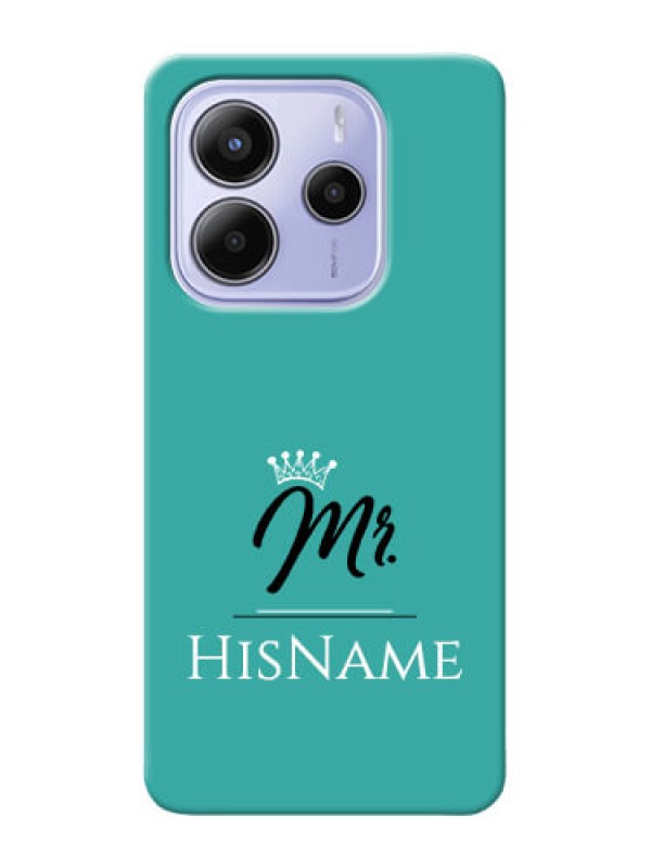 Custom Xiaomi Redmi Note 14 se Custom Hard Phone Case - Mr With Name Design