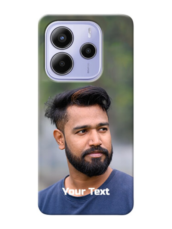 Custom Xiaomi Redmi Note 14 se Custom Hard Phone Case - Photo With Text Design