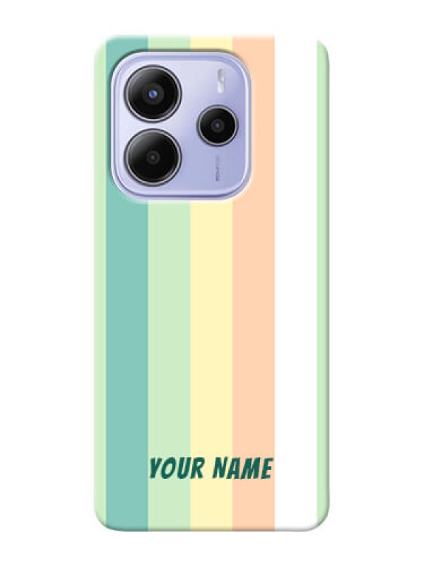 Custom Xiaomi Redmi Note 14 se Custom Hard Phone Case - Multi - Colour Stripes Design