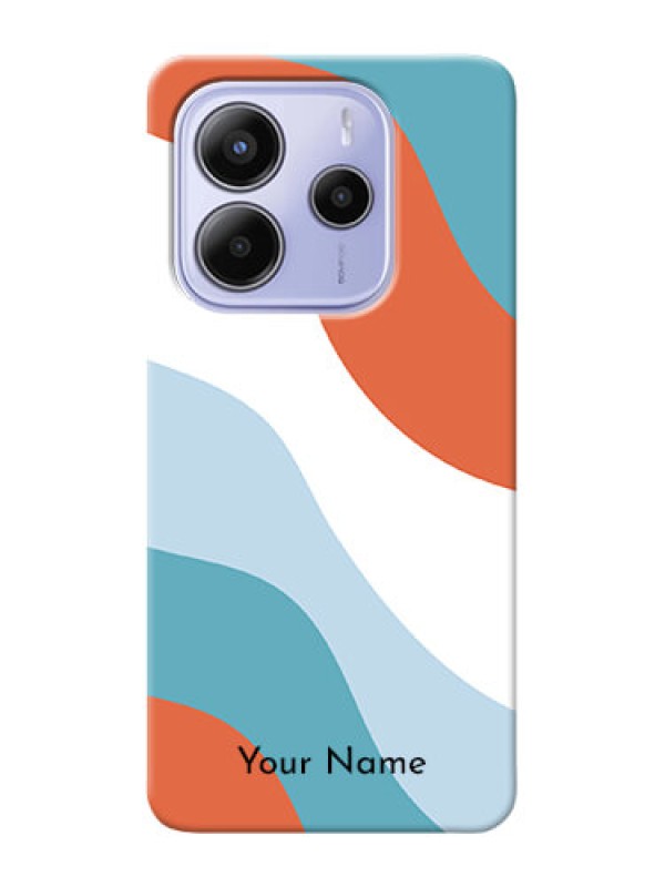 Custom Xiaomi Redmi Note 14 se Custom Hard Phone Case - Coloured Waves Design