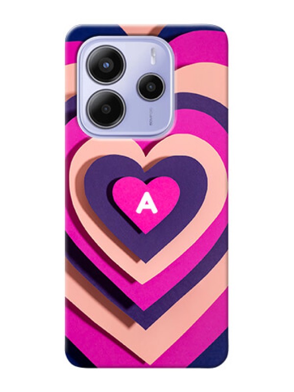 Custom Xiaomi Redmi Note 14 se Custom Hard Phone Case - Cute Heart Pattern Design