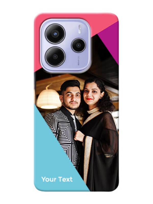 Custom Xiaomi Redmi Note 14 se Custom Hard Phone Case - Stacked Triple Colour Design