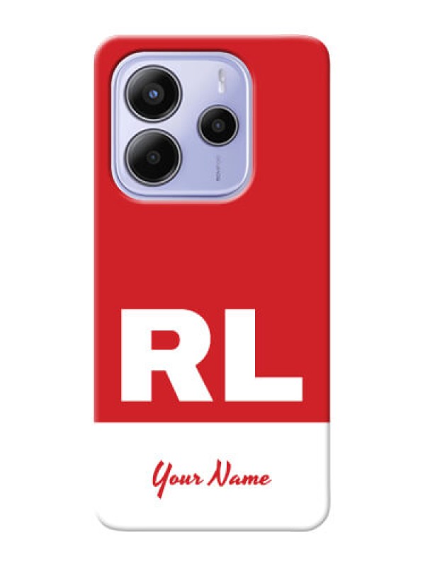 Custom Xiaomi Redmi Note 14 se Custom Hard Phone Case - Dual Tone Custom Text Design