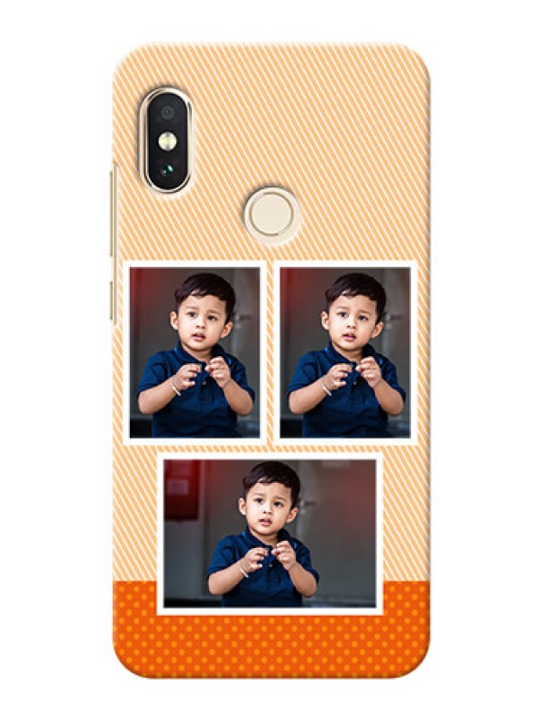 Custom Redmi Note 5 Pro Mobile Back Covers: Bulk Photos Upload Design