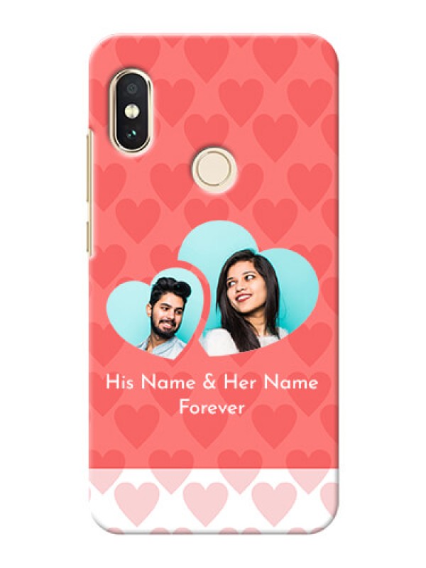 Custom Redmi Note 5 Pro personalized phone covers: Couple Pic Upload Design
