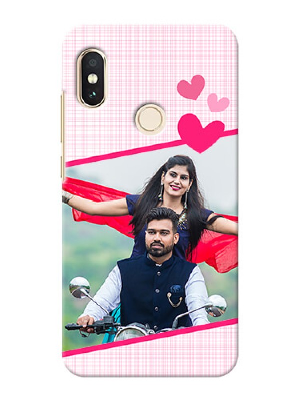 Custom Redmi Note 5 Pro Personalised Phone Cases: Love Shape Heart Design