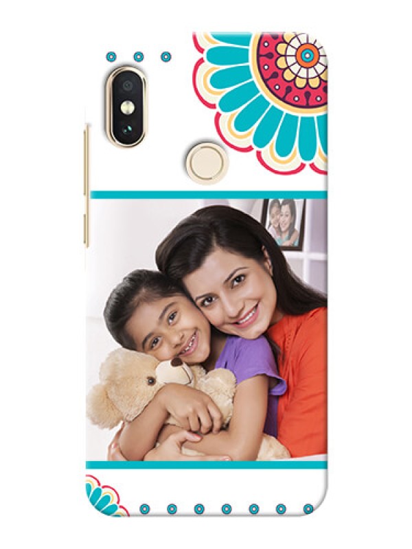 Custom Redmi Note 5 Pro custom mobile phone cases: Flower Design