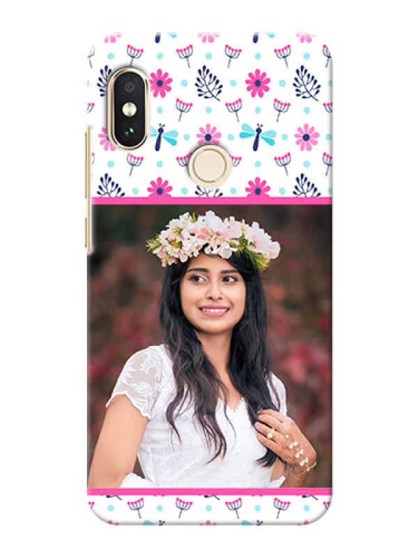 Custom Redmi Note 5 Pro Mobile Covers: Colorful Flower Design