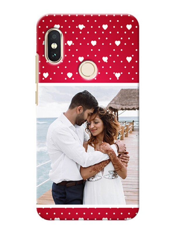 Custom Redmi Note 5 Pro custom back covers: Hearts Mobile Case Design
