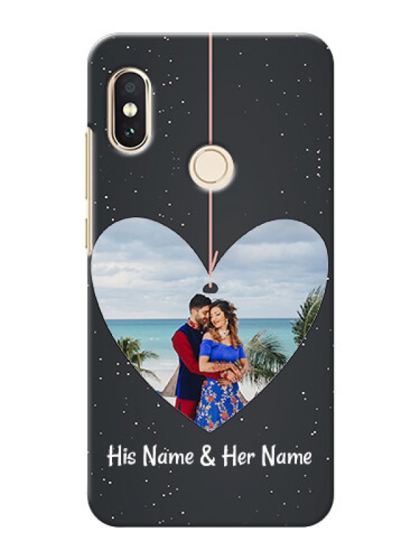 Custom Redmi Note 5 Pro custom phone cases: Hanging Heart Design