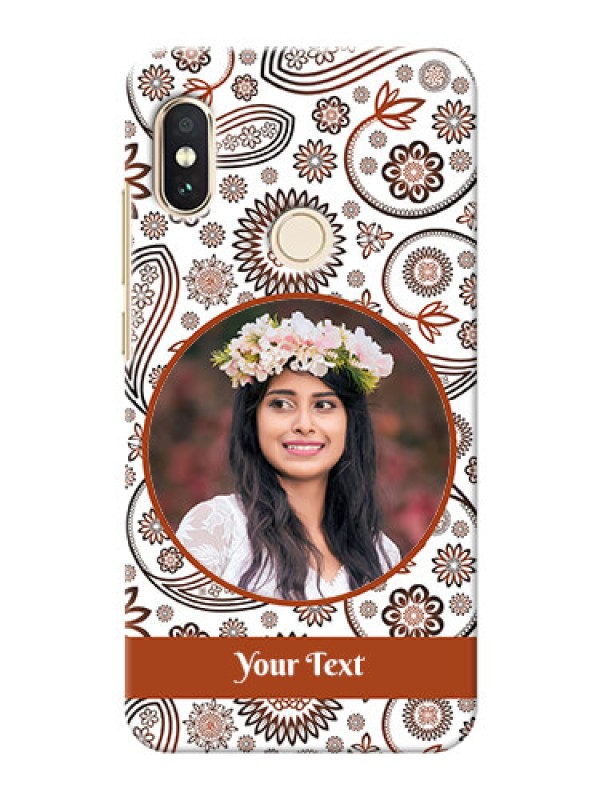 Custom Redmi Note 5 Pro phone cases online: Abstract Floral Design 