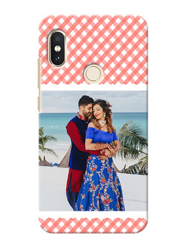 Custom Redmi Note 5 Pro custom mobile cases: Pink Pattern Design