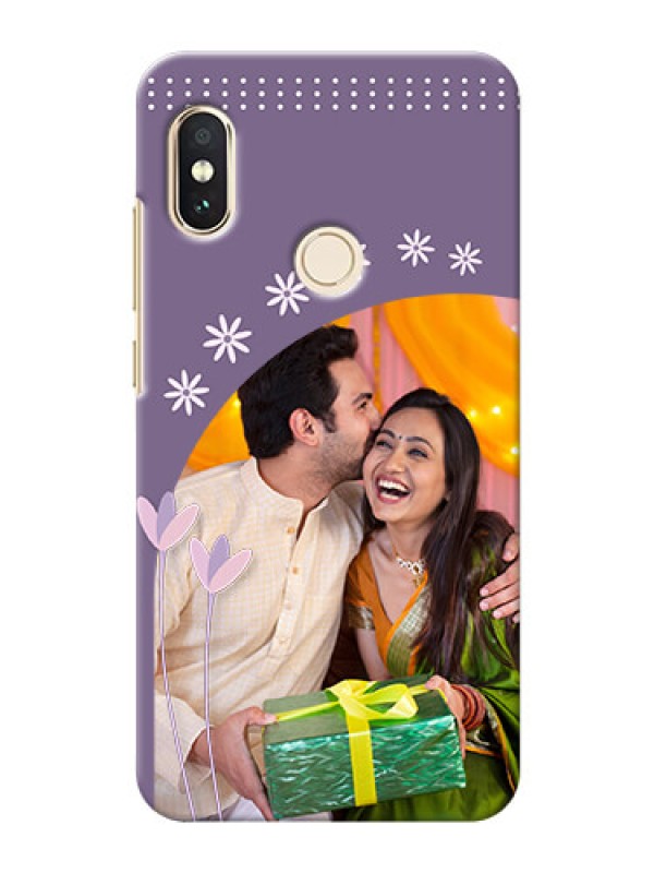 Custom Redmi Note 5 Pro Phone covers for girls: lavender flowers design 