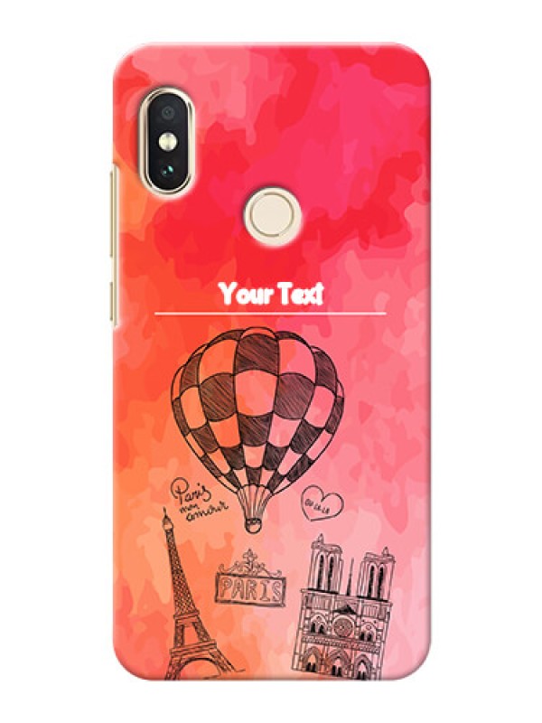 Custom Redmi Note 5 Pro Personalized Mobile Covers: Paris Theme Design