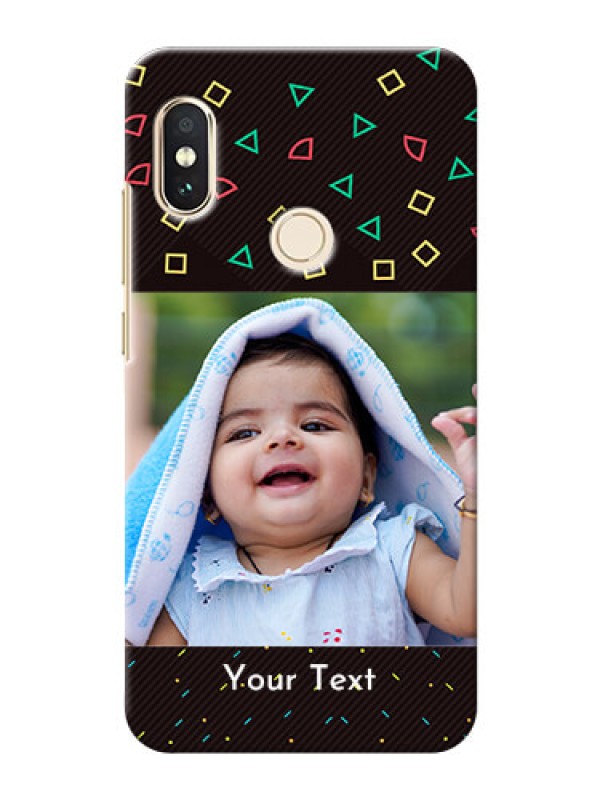 Custom Redmi Note 5 Pro custom mobile cases with confetti birthday design